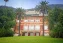 Genova-Nervi, the XVII century beautiful facade of Villa Grimaldi Fassio, now museum of fine arts and public park